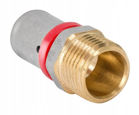 Złączka nypel łącznik zapras do pex 16 x 1/2" GZ Złączka nypel łącznik zapras do pex 16 x 1/2" GZ