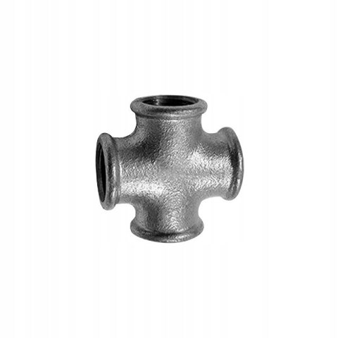 Czwórnik żeliwny ocynkowany Diamond 1 1/2" DN40 Czwórnik żeliwny ocynkowany Diamond 1 1/2" DN40