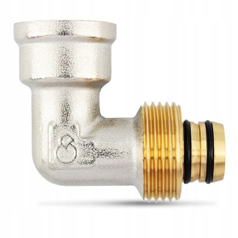 Kolanko mosiężne skręcane do pex 20 x 1/2" GW Kolanko mosiężne skręcane do pex 20 x 1/2" GW