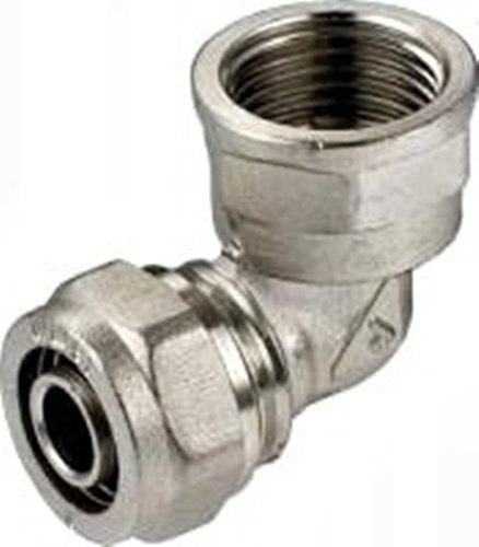 Kolanko mosiężne skręcane do pex 20 x 1/2" GW Kolanko mosiężne skręcane do pex 20 x 1/2" GW