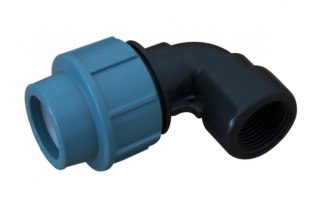 Kolano PE 20mm x 1/2" Gwint wewnętrzny Unidelta