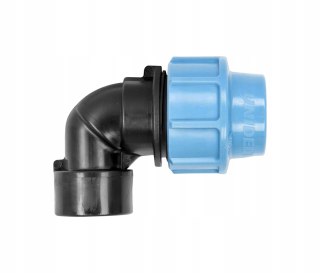 Kolano PE 20mm x 3/4" Gwint wewnętrzny Unidelta