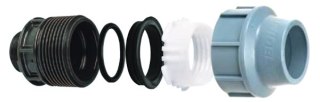 Kolano PE 20mm x 3/4" Gwint zewnętrzny Unidelta
