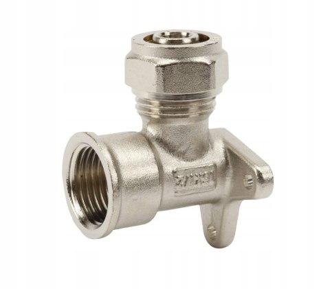 Kolano naścienne z wieszakiem/uszami skręcane do pex 20x1/2" GW Kolano naścienne z wieszakiem/uszami skręcane do pex 20x1/2" GW