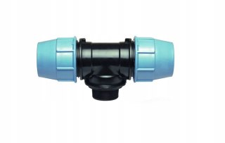 Trójnik PE 20mm x GZ 1/2" x 20mm Unidelta