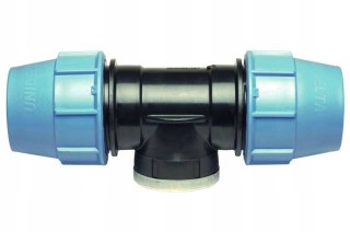 Trójnik PE 25mm x GW 1/2" x 25mm Unidelta