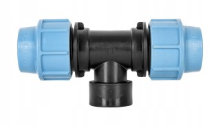 Trójnik PE 25mm x GW 3/4" x 25mm Unidelta
