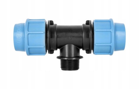 Trójnik PE 25mm x GZ 1/2" x 25mm Unidelta Trójnik PE 25mm x GZ 1/2" x 25mm Unidelta