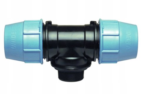 Trójnik PE 25mm x GZ 1/2" x 25mm Unidelta Trójnik PE 25mm x GZ 1/2" x 25mm Unidelta