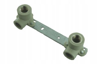Zespól montażowy pod baterie 100mm kolanowy do zgrzewania PP 20x1/2" GW