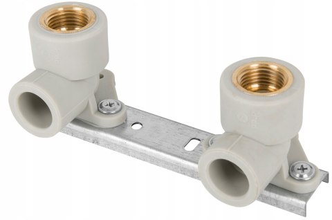 Zespól montażowy pod baterie 100mm kolanowy do zgrzewania PP 20x1/2" GW Zespól montażowy pod baterie 100mm kolanowy do zgrzewania PP 20x1/2" GW