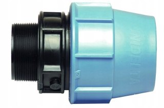 Złączka PE Unidelta 25 mm x 1/2" gwint zewnętrzny