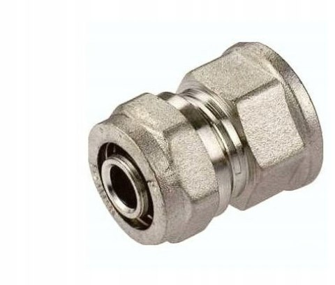 Złączka łącznik mosiądz skręcany do pex 16 x 3/4" GW Złączka łącznik mosiądz skręcany do pex 16 x 3/4" GW