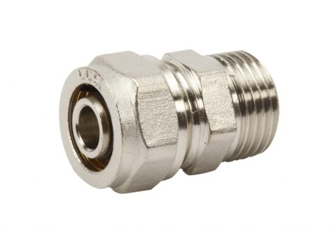 Złączka łącznik mosiądz skręcany do pex 20 x 3/4" GZ Złączka łącznik mosiądz skręcany do pex 20 x 3/4" GZ