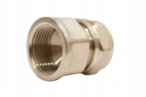 Złączka łącznik mufa mosiądz skręcany do pex 20 x 3/4" GW