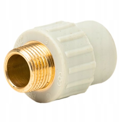 Złączka, mufa PP do zgrzewania 25mm/1" gwint zewnętrzny Złączka, mufa PP do zgrzewania 25mm/1" gwint zewnętrzny