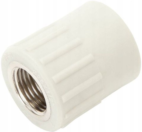Złączka, mufa PP do zgrzewania 25mm/1/2" gwint wewnętrzny Złączka, mufa PP do zgrzewania 25mm/1/2" gwint wewnętrzny