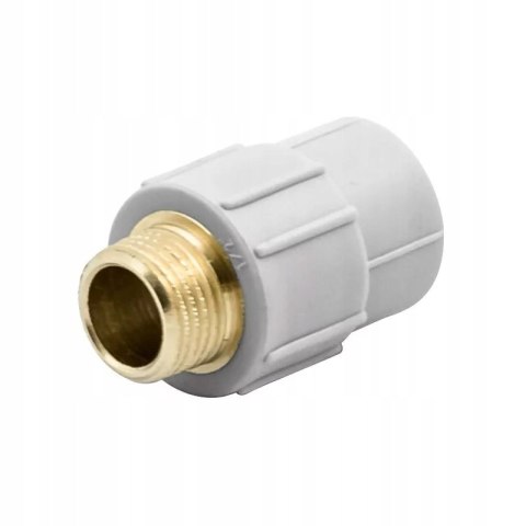 Złączka, mufa PP do zgrzewania 32mm/1" gwint zewnętrzny Złączka, mufa PP do zgrzewania 32mm/1" gwint zewnętrzny