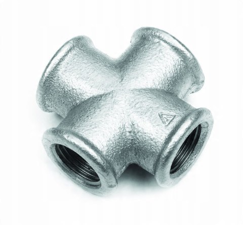 Czwórnik żeliwny ocynkowany Diamond 3/4" DN20 Czwórnik żeliwny ocynkowany Diamond 3/4" DN20