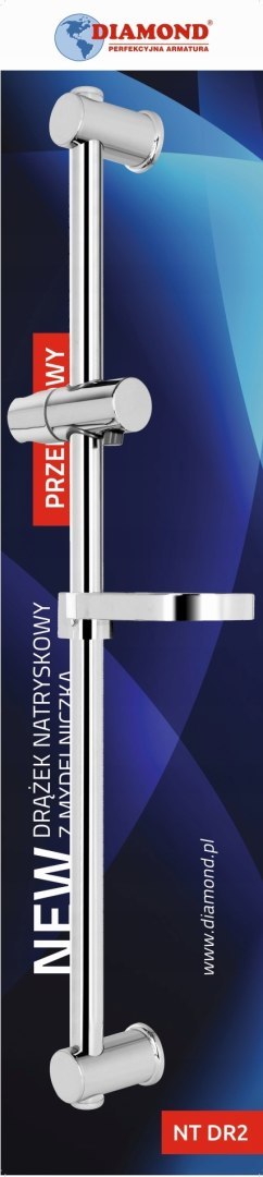 Drążek natrykowy z mydelniczką Diamond NT-DR2 Drążek natrykowy z mydelniczką Diamond NT-DR2
