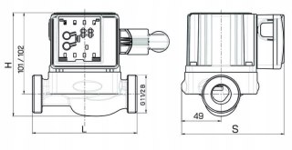 Elektroniczna pompa obiegowa DO C.O 25/60 Diamond 180mm (Art.5-180)