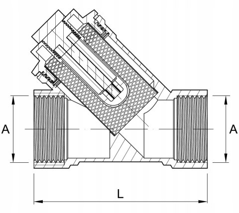 FILTR WODNY 1/2" Z WKŁADEM MAGNETYCZNYM FILTR WODNY 1/2" Z WKŁADEM MAGNETYCZNYM