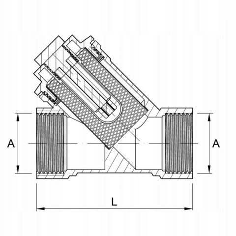 FILTR WODNY 3/4" Z WKŁADEM MAGNETYCZNYM FILTR WODNY 3/4" Z WKŁADEM MAGNETYCZNYM