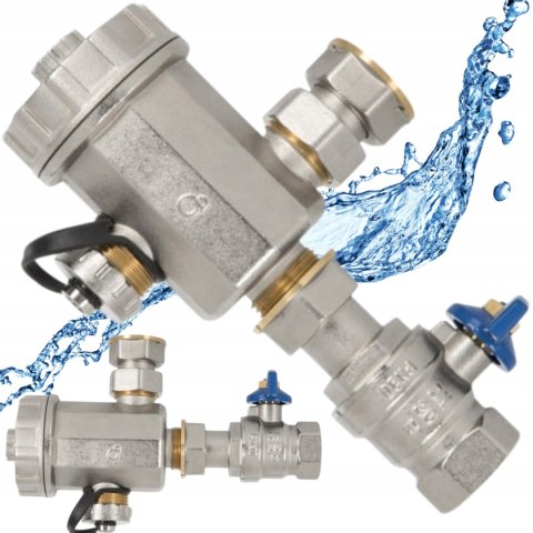 Filtr magnetyczny separator zanieczyszczeń - komplet 3/4" Diamond Filtr magnetyczny separator zanieczyszczeń - komplet 3/4" Diamond