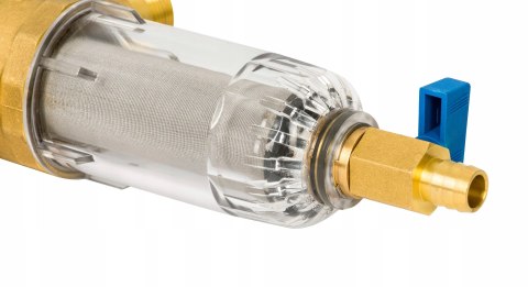 Filtr mechaniczny z płukaniem wstecznym, manometrem i zaworem spustowym 1" Filtr mechaniczny z płukaniem wstecznym, manometrem i zaworem spustowym 1"