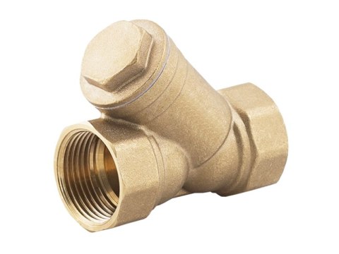 Filtr skośny siatkowy wodny mosiężny 1 1/4" DN32 Filtr skośny siatkowy wodny mosiężny 1 1/4" DN32