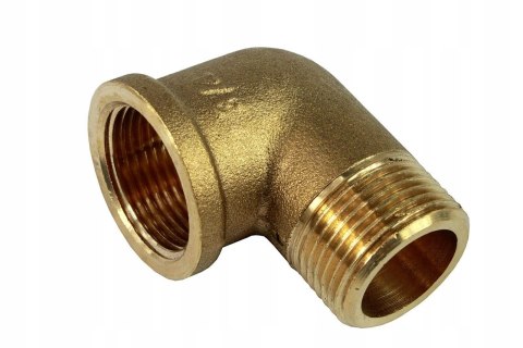 Kolanko nyplowe mosiądz 3/8" GW/GZ DN10 Kolanko nyplowe mosiądz 3/8" GW/GZ DN10