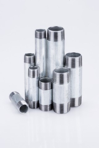 Króciec sztucer łącznik złączka ocynk 1/2" x 350mm