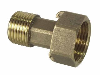 PÓŁŚRUBUNEK DO WODOMIERZA 3/4'' x 1" 1kpl (2szt) z uszczelkami