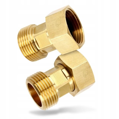 Półśrubunek mosiężny prosty 1" x 1" DN25 Półśrubunek mosiężny prosty 1" x 1" DN25