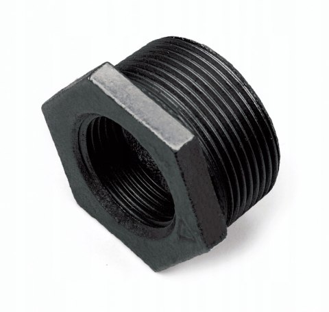 Redukcja czarna żeliwna GZ 1" x GW 1/2" Redukcja czarna żeliwna GZ 1" x GW 1/2"