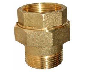 Śrubunek mosiężny prosty docier stożek 1 1/2" DN40
