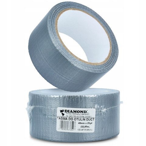 Taśma do otulin Duct srebrna 48 mm x50 yd Taśma do otulin Duct srebrna 48 mm x50 yd