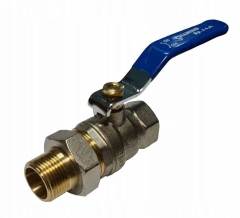 Zawór kulowy 1 1/4" śrubunek z rączką mocny DN32 Zawór kulowy 1 1/4" śrubunek z rączką mocny DN32