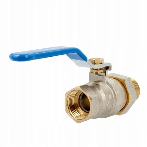 Zawór kulowy 3/4" śrubunek z rączką mocny DN20 Zawór kulowy 3/4" śrubunek z rączką mocny DN20