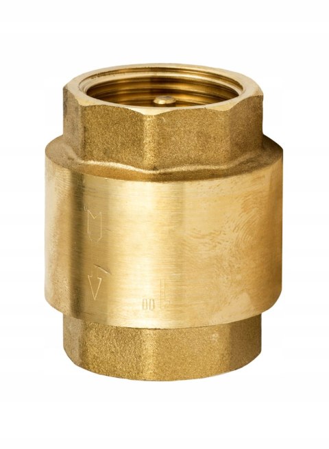 Zawór zwrotny z trzpieniem i grzybkiem mosiężnym 1 1/2" DN40