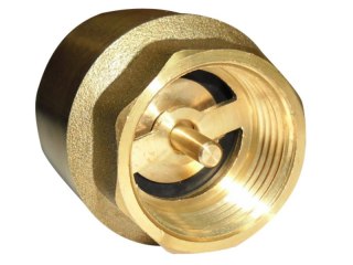 Zawór zwrotny z trzpieniem i grzybkiem mosiężnym 1 1/4" DN32