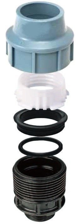 Złączka PE Unidelta 32 mm x 3/4" gwint zewnętrzny
