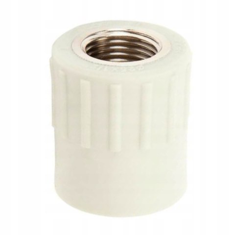 Złączka, mufa PP do zgrzewania 20mm/1/2" gwint wewnętrzny Złączka, mufa PP do zgrzewania 20mm/1/2" gwint wewnętrzny