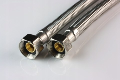 Wężyk przyłączeniowy elastyczny 1/2" x 1/2" 90cm