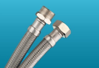 Wężyk nyplowy do wody 3/8" x 3/8" gw/gZ 200cm (VE)